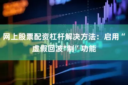 网上股票配资杠杆解决方法:启用“虚假回波*制”功能