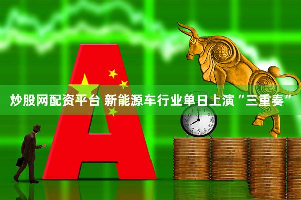 炒股网配资平台 新能源车行业单日上演“三重奏”