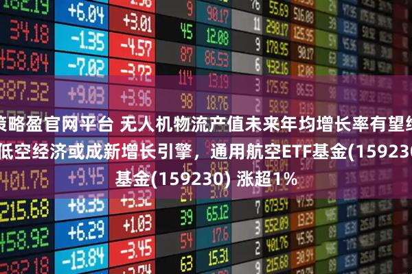 策略盈官网平台 无人机物流产值未来年均增长率有望维持20% ，低空经济或成新增长引擎，通用航空ETF基金(159230) 涨超1%