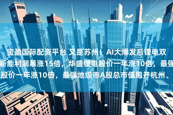 宝盈国际配资平台 又是苏州！AI大爆发后锂电双子星火了，750亿天华新能利润暴涨15倍，华盛锂电股价一年涨10倍，最强地级市A股总市值甩开杭州、南京